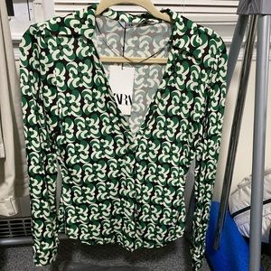 Vintage patterned top